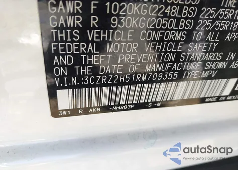 2024 Honda Hr-V Awd Sport/Awd Sport W/O Bsi from USA, damaged, VIN 3CZRZ2H51RM709355
